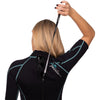 Shorty Neoprenanzug Malibu Damen 2.5mm Schwarz-Aqua Blau Größe S Marlin 117624