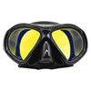 Spearfishing Maske Superba Schwarz Gelb-Spiegelbeschichtet Marlin 117848