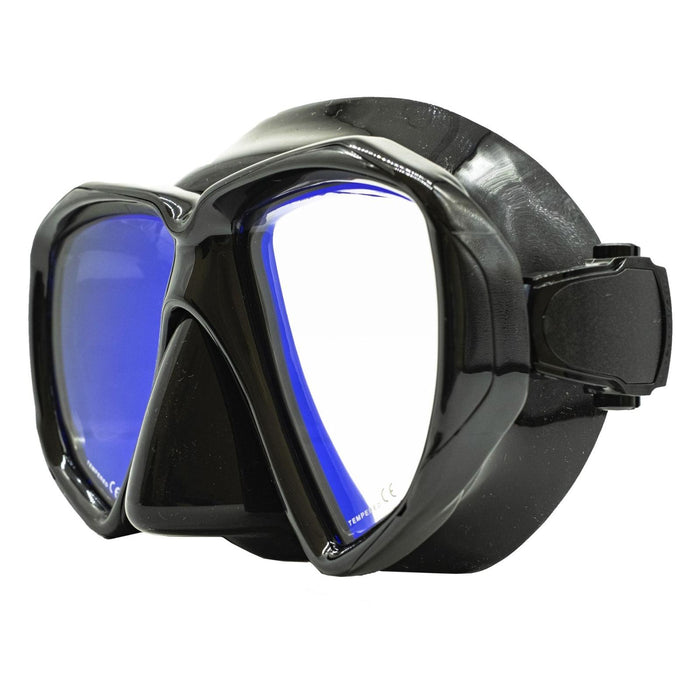 Spearfishing Maske Turbo Schwarz Gelb-Spiegelbeschichtet Marlin 117849