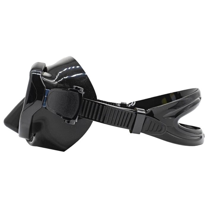 Spearfishing Maske Triton Schwarz Gelb-Spiegelbeschichtet Marlin 117851