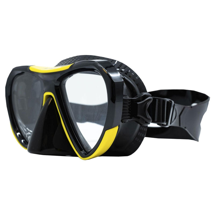 Schnorchelmaske Diamond Gelb-Schwarz Marlin 118272