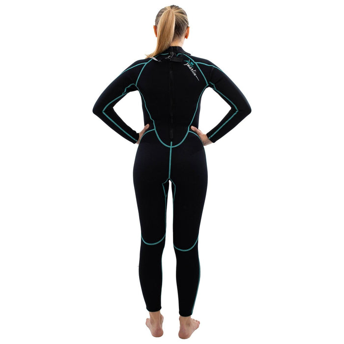 Schnorchelanzug Malibu Frau 2,5mm Schwarz-Aqua Blau Größe S Marlin 118319