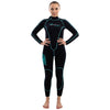 Schnorchelanzug Malibu Frau 2,5mm Schwarz-Aqua Blau Größe XS Marlin 118320