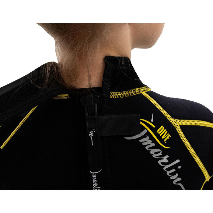 Schnorchelanzug Malibu Kinder 2,5mm Schwarz-Gelb Größe XS Marlin 118326