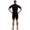Shorty Neoprenanzug Malibu Herren 2.5mm Schwarz-Rot Größe M Marlin 118335