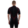Shorty Neoprenanzug Malibu Herren 2.5mm Schwarz-Rot Größe XXXL Marlin 118339