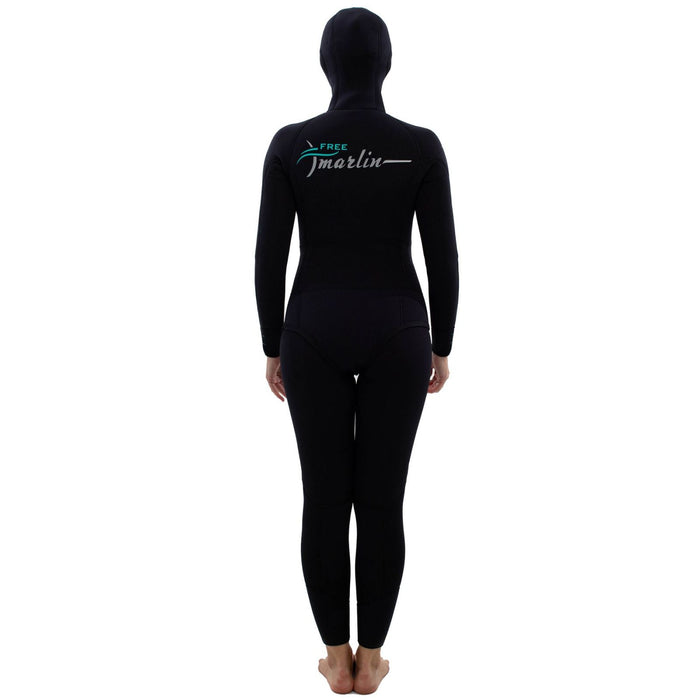 Freediving Vollanzug Freie Frau 5mm Schwarz Größe XS Marlin 118348