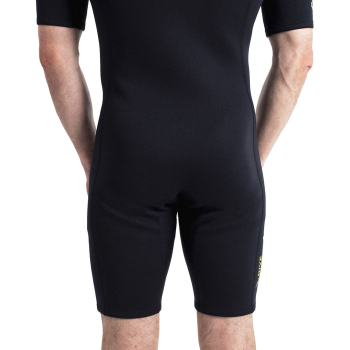 Shorty Wetsuit Costa Herren 2mm Schwarz Größe S Marlin 118452