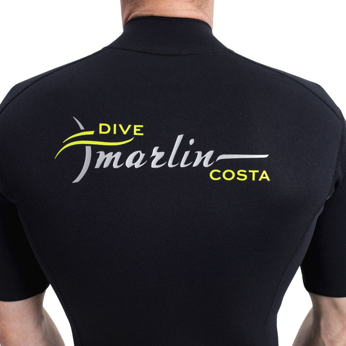 Shorty Wetsuit Costa Herren 2mm Schwarz Größe M Marlin 118453