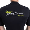 Shorty Wetsuit Costa Herren 2mm Schwarz Größe XL Marlin 118455