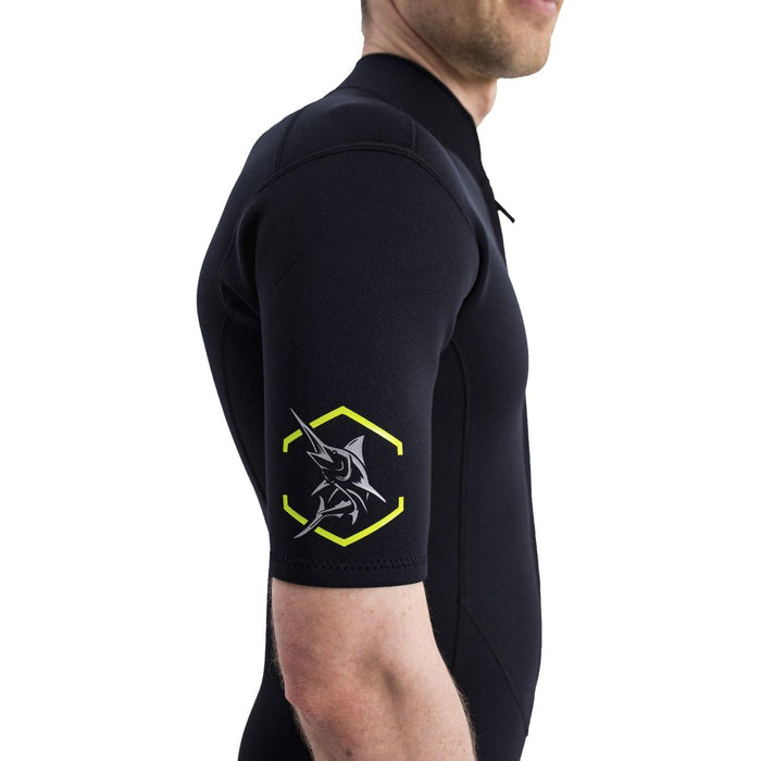 Shorty Wetsuit Costa Herren 2mm Schwarz Größe XXL Marlin 118456