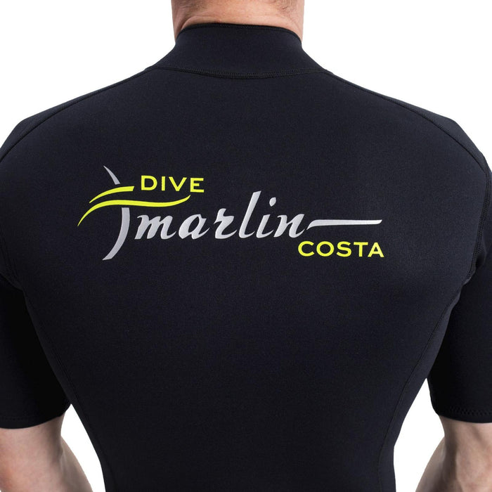 Shorty Wetsuit Costa Herren 2mm Schwarz Größe XXL Marlin 118456