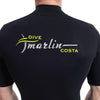 Shorty Wetsuit Costa Herren 2mm Schwarz Größe XXXL Marlin 118457