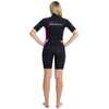 Shorty Wetsuit Costa Damen 2mm Schwarz-Violett Größe XL Marlin 118462