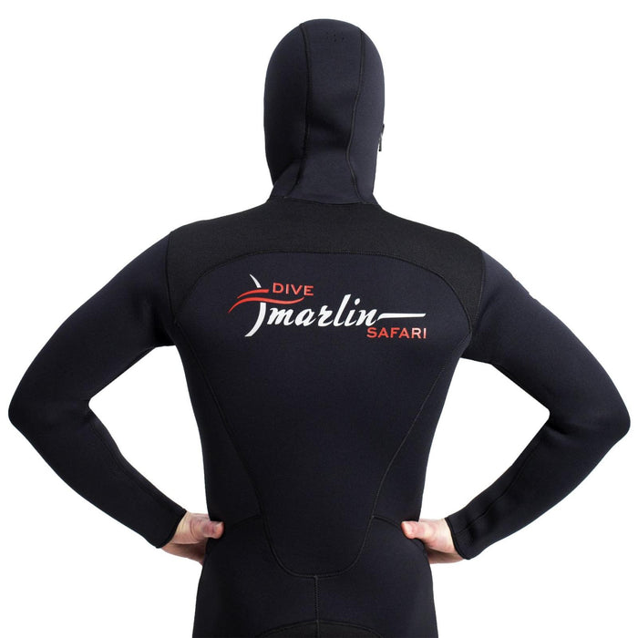 Tauchanzug mit Kapuze Safari Herren 5mm Schwarz Größe XXL Marlin 118467