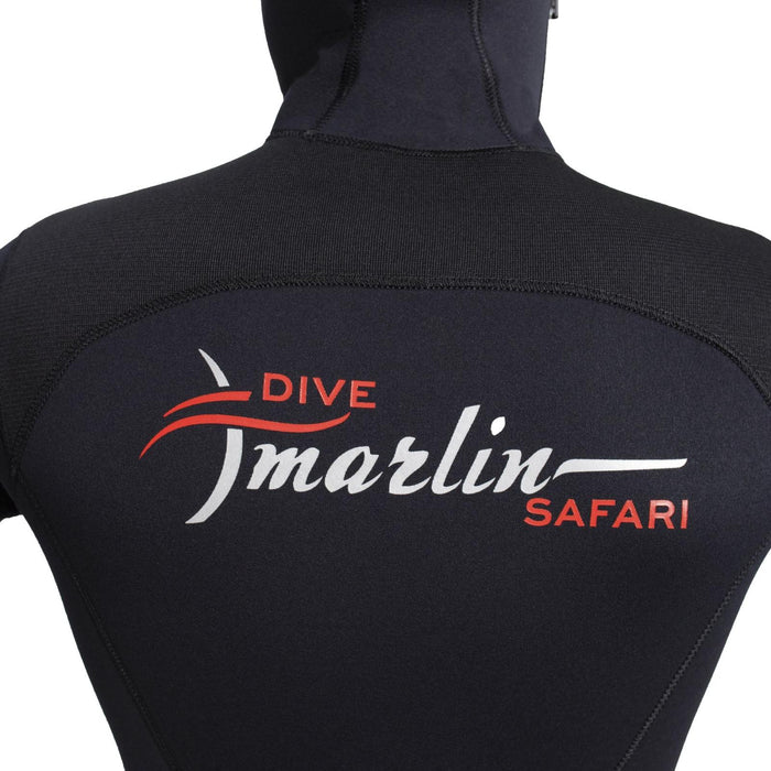 Tauchanzug mit Kapuze Safari Herren 5mm Schwarz Größe XXL Marlin 118467