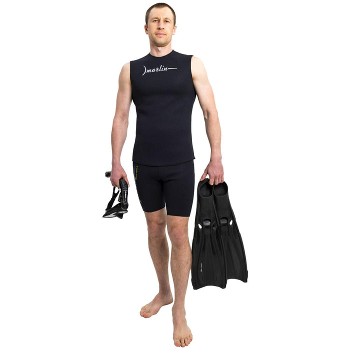 Neopren Weste Nylon 2mm Schwarz Größe XS Marlin 118475