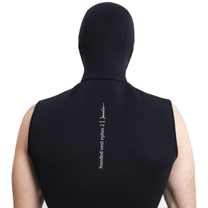 Neopren Kapuzenweste Nylon 2mm Schwarz Größe S Marlin 118490