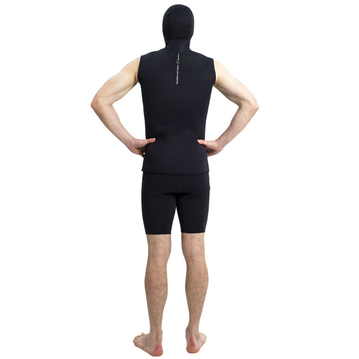 Neopren Kapuzenweste Nylon 2mm Schwarz Größe M Marlin 118491