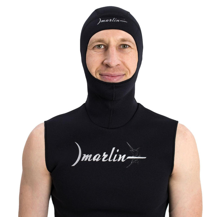 Neopren Kapuzenweste Nylon 2mm Schwarz Größe XXXL Marlin 118495