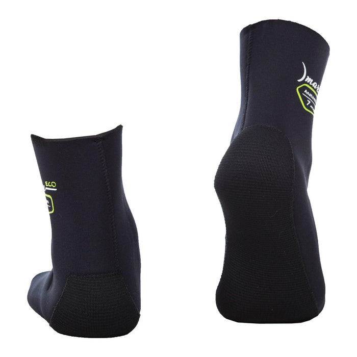 Anatomische Schnorchelsocken Nylon Eco 1.5mm Schwarz Größe M Marlin 118500