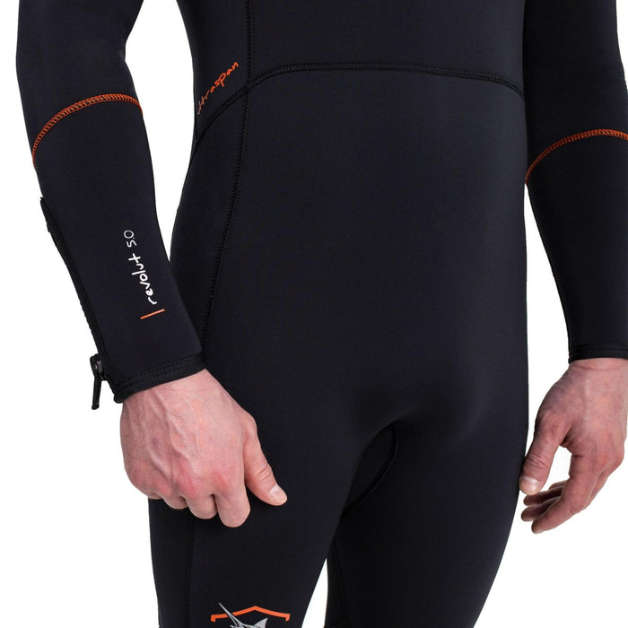 Tauchanzug Komplettanzug Revolut Herren 5mm Schwarz Größe XXL Marlin 118508