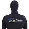 Freediving Vollanzug mit Kapuze Ultra Man 3mm Schwarz Größe XXXL Marlin 118531