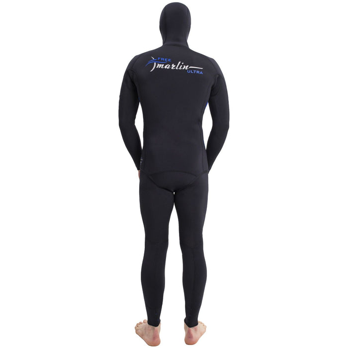 Freediving Komplettanzug mit Kapuze Ultra Herren 5mm Schwarz Größe S Marlin 118532