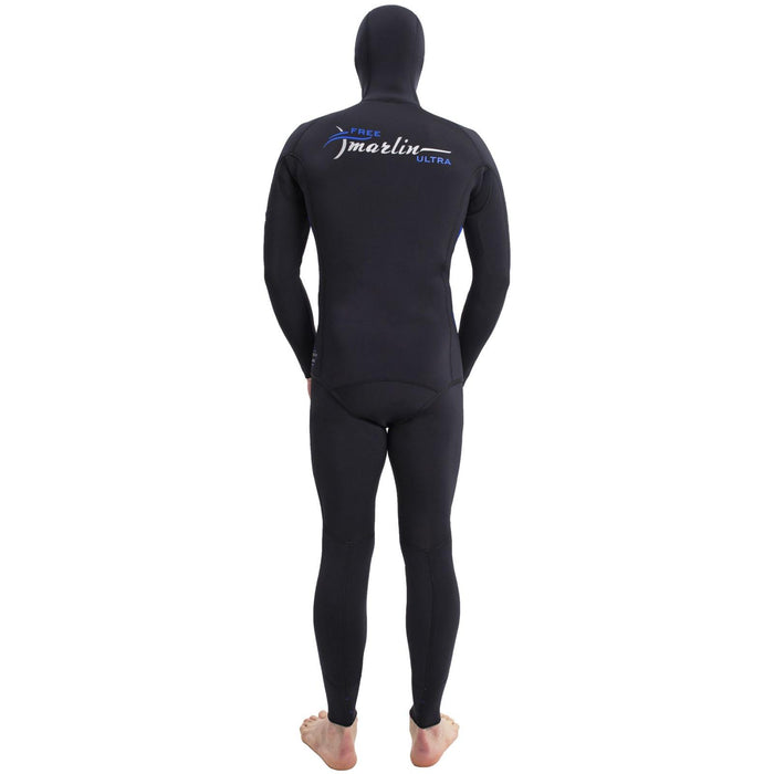 Freediving Komplettanzug mit Kapuze Ultra Herren 5mm Schwarz Größe XXL Marlin 118536