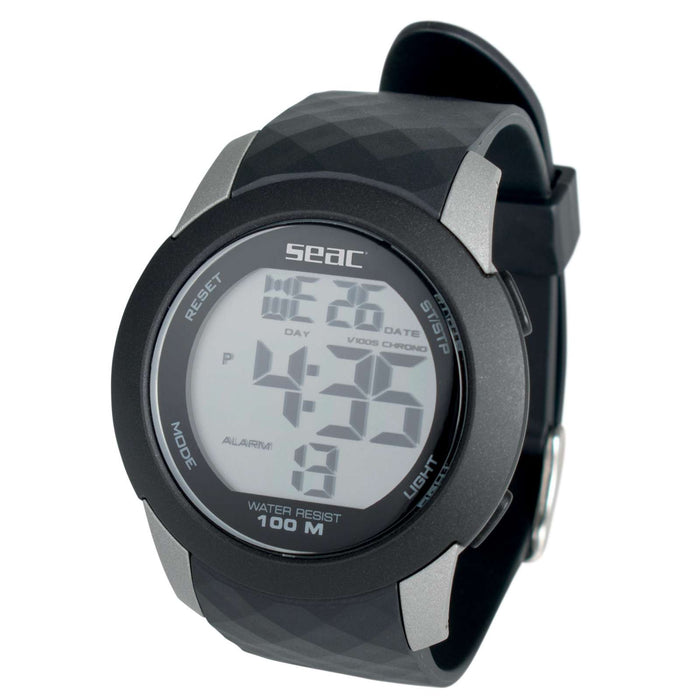 Sportuhr Chronos Schwarz Seac 147-4N