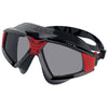 Schwimmmaske Sonic Schwarz-Rot Rauchige Linsen Seac 152-30NR-SBL