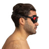 Schwimmmaske Sonic Schwarz-Rot Rauchige Linsen Seac 152-30NR-SBL