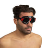 Schwimmmaske Sonic Schwarz-Rot Rauchige Linsen Seac 152-30NR-SBL