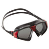 Schwimmmaske Sonic Schwarz-Rot Rauchige Linsen Seac 152-30NR-SBL