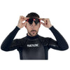 Schwimmmaske Sonic Schwarz-Rot Rauchige Linsen Seac 152-30NR-SBL