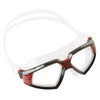 Schwimmmaske Sonic Schwarz-Rot Klare Linsen Seac 152-30NR-SKL