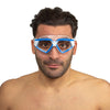 Schwimmmaske Sonic Weiß-Blau Klare Linsen Seac 152-30WB-SKL