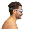 Schwimmmaske Sonic Weiß-Blau Klare Linsen Seac 152-30WB-SKL