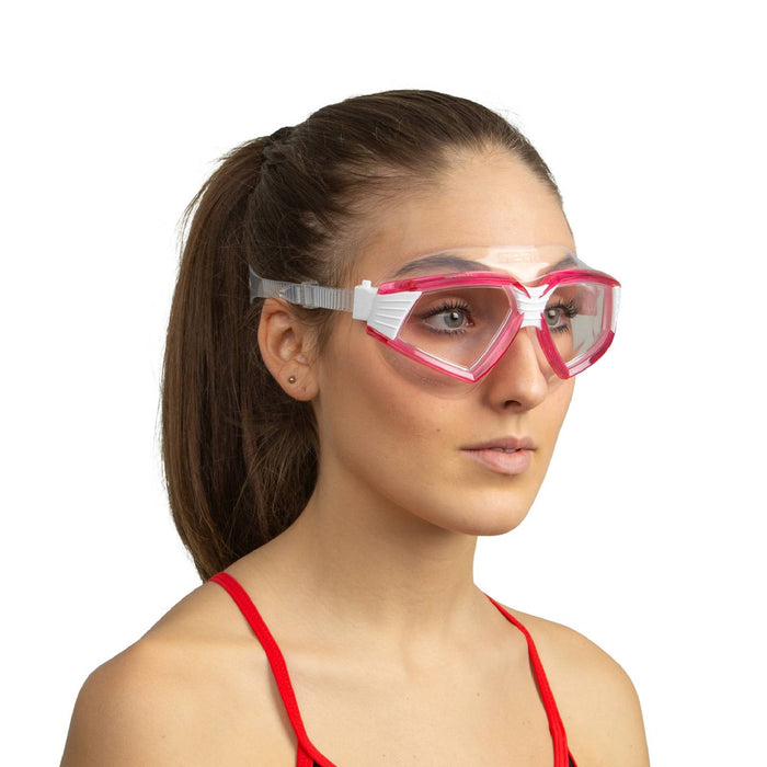 Schwimmmaske Sonic Weiß-Pink-Klar Seac 152-30WP-SKL