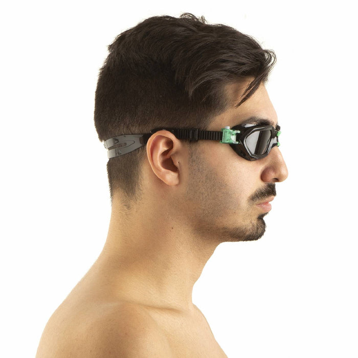 Schwimmbrille Aquatech Schwarz-Grün Seac 152-32NV