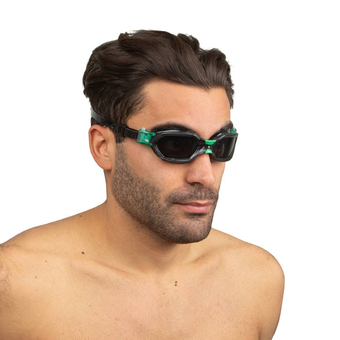 Schwimmbrille Aquatech Schwarz-Grün Seac 152-32NV