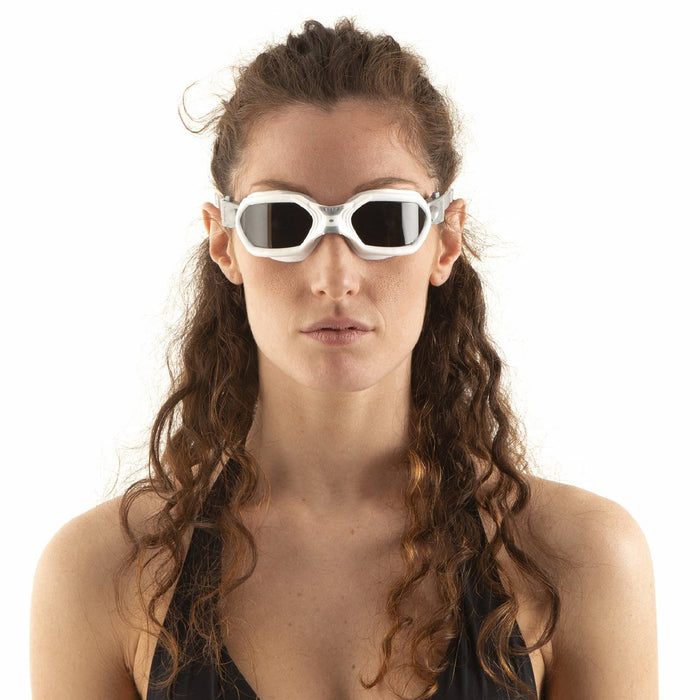 Schwimmbrille Aquatech Weiß-Silber Seac 152-32WAG