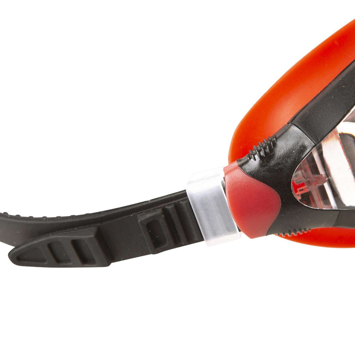 Schwimmbrille Ritmo Schwarz-Rot Klare Linsen Seac 152-37NR
