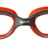 Schwimmbrille Ritmo Schwarz-Rot Klare Linsen Seac 152-37NR