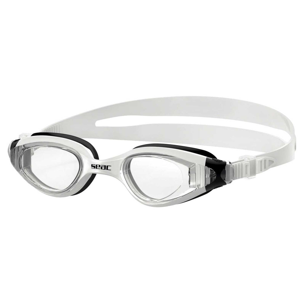 Schwimmbrille Ritmo Schwarz-Weiß Klare Linsen Seac 152-37NW