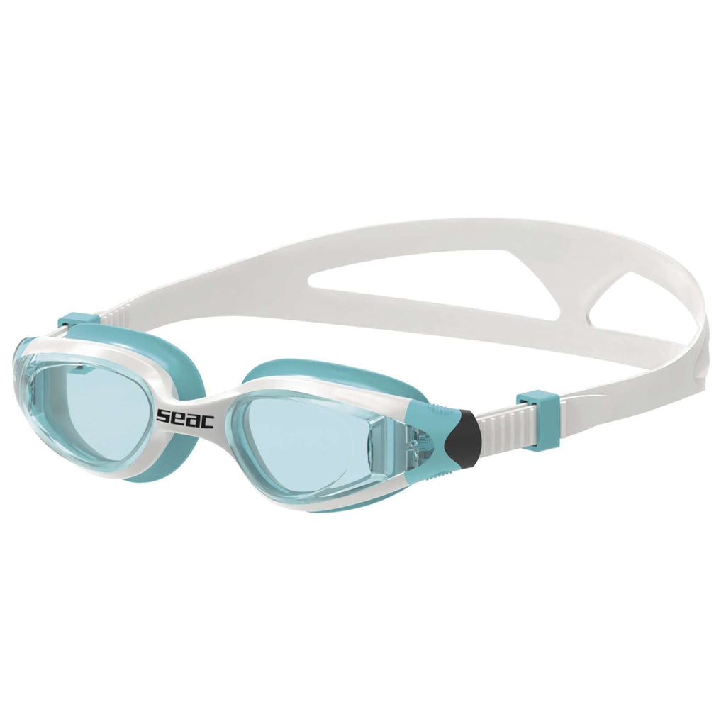 Schwimmbrille Ritmo Kinder Weiß-Aquamarin Linsen Seac 152-39WAQ
