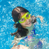Schwimmmaske Matt Kinder Limette-Klare Linsen Seac 152-40LT