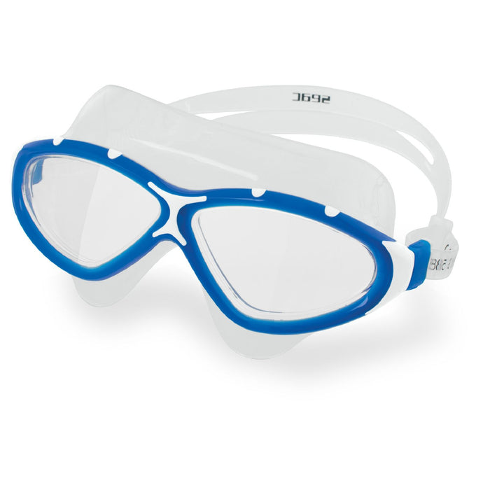 Schwimmmaske Profil Blau-Weiß Klare Linsen Seac 152-42BW-LT