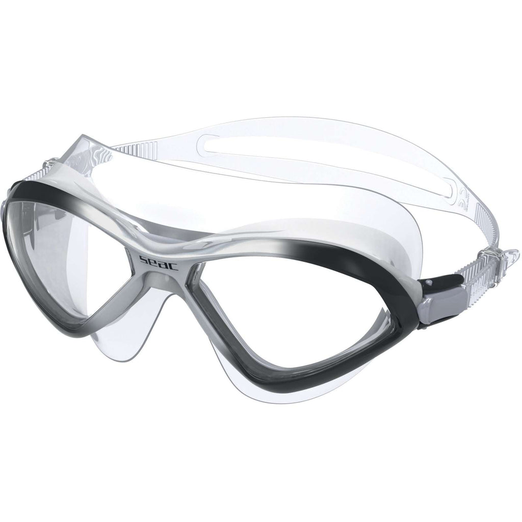 Schwimmmaske Diablo Klare-Silber Klare Linsen Seac 152-50NAG-LT