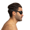 Schwimmbrille Lynx Schwarz-Orange Raucher Linsen Seac 152-55NO-LF